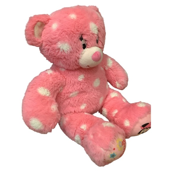 Build A Bear Minnie Mouse Pink Polka Dot Plush Stuffed Plush Preloved - Picture 2 of 6